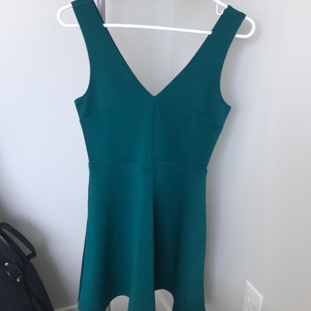 Teal A-Line Dress